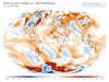 Global temperature deviations
