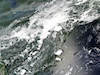 Flash flooding, thunderstorms - Visible satellite imagery of developing thunderstorms along the US East Coast